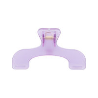 サンスター文具 ウカンムリクリップ ナイトアメジスト S3625869 1セット(5個)（直送品）