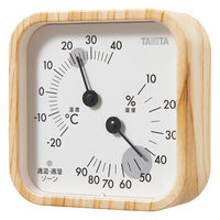 タニタ 温湿度計 TTー590 ホワイトウッド TT-590-WH 1セット(2台)（直送品）