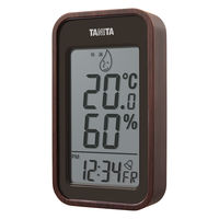 タニタ デジタル温湿度計 ブラウンウッド TT-592-BR 1台（直送品）