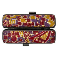 ローズリンク 印鑑ケース 銀座ロマン 12ミリ丸×60ミリ丈 金彩 ブラック枠 GRB02-12 1個（直送品）