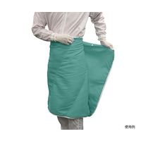 ウインセス クリーンルーム用ひざ掛け(ライトグリーン) * 1枚 69-7618-84（直送品）
