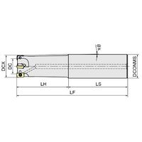 MOLDINO アルファ 高送りラジアスミル TR2F2032L-5 1個（直送品）