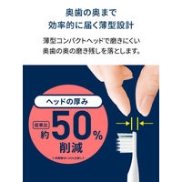 歯ブラシ オムロン薄型コンパクトブラシ SBー242 1箱（2本入）オムロンヘルスケア