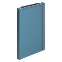 リヒトラブ Mutual 二つ折りクリップボード A5(A4・2ツ折) スレートブルー A2068-11 1セット(1枚×10)