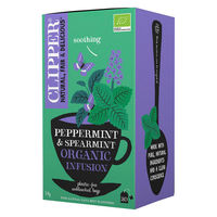 CLIPPER（クリッパー） オーガニックハーブティー ペパーミント＆スペアミント 1セット（20バッグ入×3個）