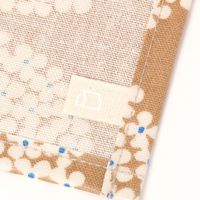 フラワーラミネートコースター ブルー studio CLIP