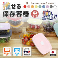 推せる保存容器・小 260ml 電子レンジ対応 オレンジ 1個 台和