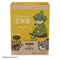国太楼 ムーミン カフェインレス玄米茶 三角ティーバッグ 1セット（16バッグ入×6）
