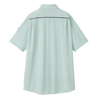 セロリー 半袖ニットシャツ グリーンストライプ L 63585-L 1枚（直送品）