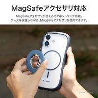 iPhone Air 耐傷・耐衝撃ハイブリッドケース  ライトグレー MagSafeアクセサリが使える 挟み込みシート付 ストラップホール付（直送品）