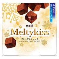 チョコレート 個包装 お配り菓子 メルティーキッス　プレミアムショコラ 52g 1セット（1個×6）