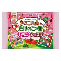 チョコレート菓子 きのこたけのこ　いちごショコラ 1セット（1個×6）