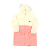 (らこれキッズ)レインコート 140cm ピンク 合羽 LAKOLE/ラコレ