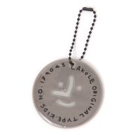 (らこれキッズ)KIDSくん顔リフレクター ブラック 反射板 LAKOLE/ラコレ