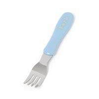 (らこれキッズ)カラーハンドルフォーク ペールブルー LAKOLE/ラコレ