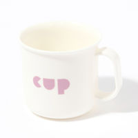 (らこれキッズ)ブロックロゴカップ アイボリー マグカップ LAKOLE/ラコレ