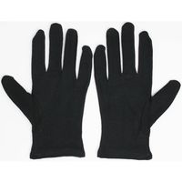 ウインセス 綿スムスマチ無し手袋 ブラック S 12双入 * 1セット 69-2206-01（直送品）