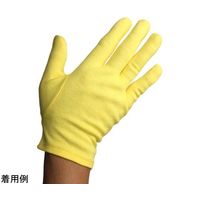 ウインセス 綿スムスマチ無し手袋 イエロー L 12双入 * 1セット 69-2206-08（直送品）