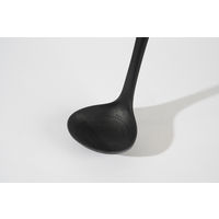 パール金属 TOUCH st シリコーンシェル型お玉<大>(BLACK) G-5109 1個（直送品）