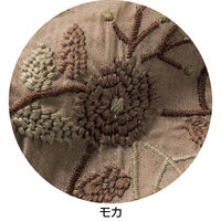 ディーエーピーネットワーク 7分袖クラフト刺繍半開ブラウス ネイビー LL W0182172313 1着（直送品）