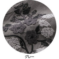 ディーエーピーネットワーク 7分袖クラフト刺繍前開きブラウス グレー L W0182172412 1着（直送品）