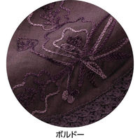 ディーエーピーネットワーク 7分袖刺繍前開きブラウス チャコール M W0182172611 1着（直送品）