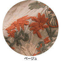 ディーエーピーネットワーク 7分袖前身頃刺繍ロングブラウス ベージュ L W018217312 1着（直送品）