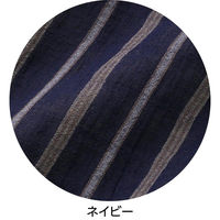 ディーエーピーネットワーク 7分袖ストライプブラウス ネイビー L W0182173312 1着（直送品）