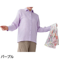 ディーエーピーネットワーク 綿ガーゼブラウス パープル M~L W018218011 1着（直送品）