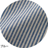 ディーエーピーネットワーク 7分袖ストライプブラウス ブルー M~L W0182180221 1着（直送品）