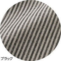 ディーエーピーネットワーク 7分袖ストライプブラウス ブラック M~L W0182180231 1着（直送品）