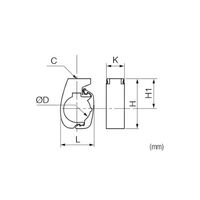 日東工器 日東 クリップ63 ALN-CL-63-M10 1PC（直送品）