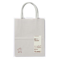 無印良品 紙袋 大 グレー ３枚 約幅１３．５×奥行８×高さ１７ ｃｍ 1セット（1個（3枚入）×2） 良品計画