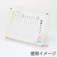 HEIKO アクリルサインフレーム B5 007306373 1個