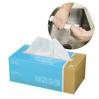 ペーパータオル 小判 パルプ シングル 100枚入 ヒビフル くり返し使える丈夫なペーパータオル 箱タイプ 1箱（100枚入）コクヨ