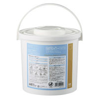 ウェットティッシュ アルコール 雑巾のように使える 超大判ウェットシート ウィルス除去 バケツタイプ 大容量 1セット（1個（100枚入）×6）コクヨ