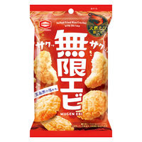 せんべい　煎餅 亀田製菓 無限エビ 31g 1セット（1個×10）