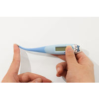 やわらかタッチ体温計 ブルー TOー206BLCK 1個 ドリテック