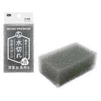キッチンスポンジ 膜有りフィルター モノプレミアム 水切れ＋泡立ち 1セット（1個×5）オーエ