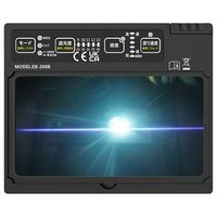 エスコ #4ー#13 自動遮光溶接面(ブルーフィルター) EA800PV-61 1台（直送品）
