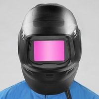 エスコ #5/#8ー14 自動遮光溶接面(呼吸保護具兼用 EA800PX-11 1セット（直送品）