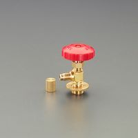 エスコ [R134a] サービス缶バルブ EA108B 1個（直送品）