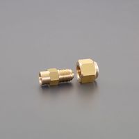 エスコ F1/4”x1/4” フレアーハーフユニオン(ロウ付型/2個) EA442AE-22 1袋（直送品）