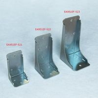 エスコ 75x40x40mm 強力リブ付アングル(高耐荷重) EA951EF-521 1個（直送品）