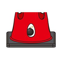 エスコ φ360x700mm 穴あきカラーコーン(ブルー/5本) EA983FT-842A 1組（直送品）