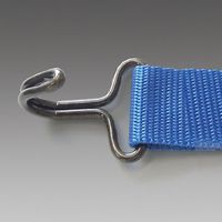 エスコ 30mm フック(スチール黒メッキ/5個) EA628RT-553A 1袋（直送品）