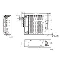 エスコ DC 5V/ 50W スイッチングパワーサプライ(レール取付) EA940DN-67A 1個（直送品）