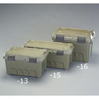 エスコ 798x378x333mm/62.3L 収納ボックス(OD/4個) EA506NA-15 1セット(1個)（直送品）