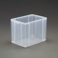 エスコ 290x430x305mm/28L 収納ケース(クリア/フタ無/6個) EA506MH-6BA 1セット（直送品）