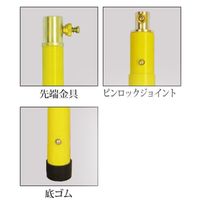 エスコ 1.5ー3.7m 絶縁操作棒(3段) EA650BX-103A 1本（直送品）